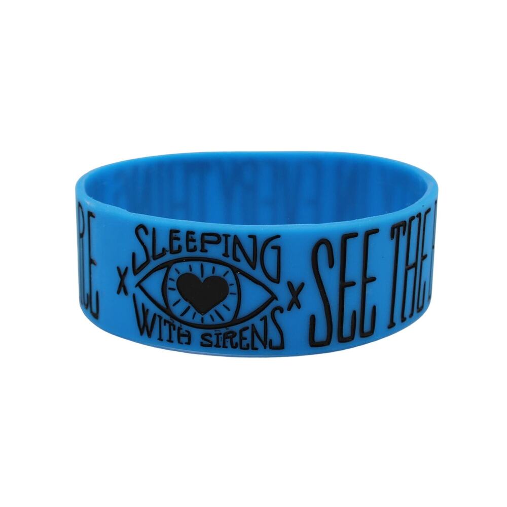 Sleeping With Sirens See the Beauty in Everything We Are Silicone Bracelet B2113